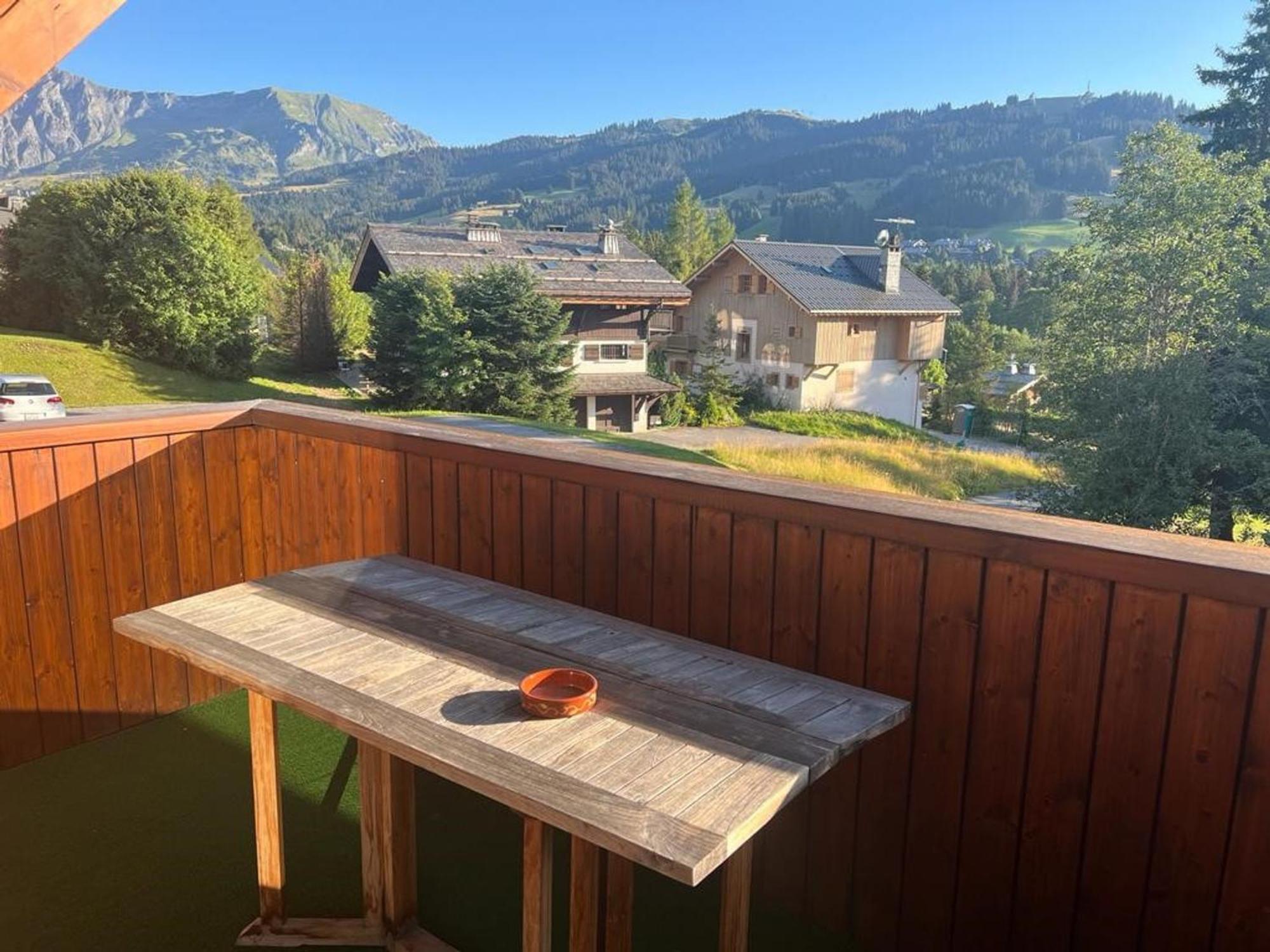 Studio 4 Pers - Balcon - Proximite Pistes Et Golf - Tv - Garage - Animaux Ok - Tennis En Ete - Fr-1-453-82 Megeve Ngoại thất bức ảnh