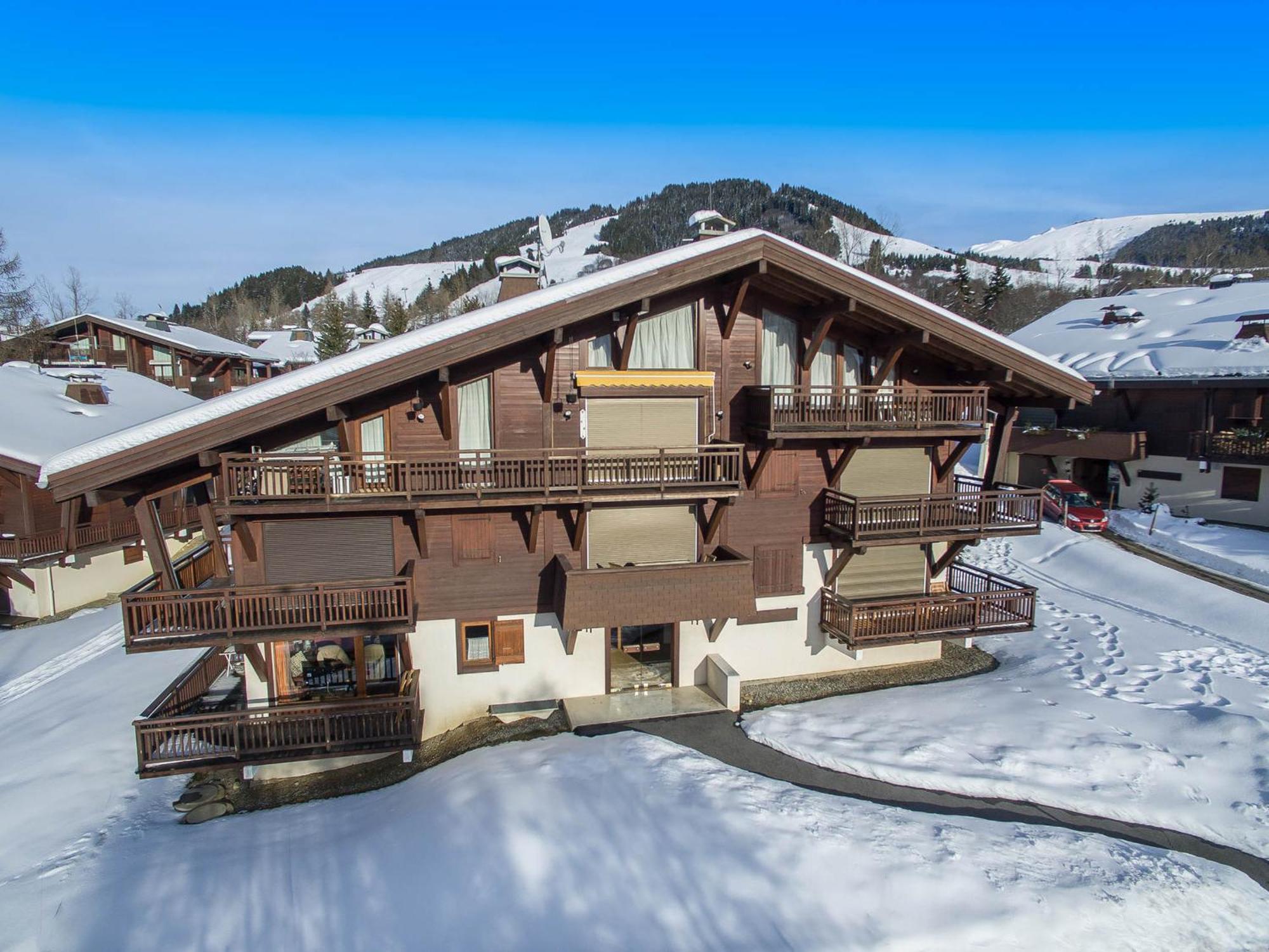 Studio 4 Pers - Balcon - Proximite Pistes Et Golf - Tv - Garage - Animaux Ok - Tennis En Ete - Fr-1-453-82 Megeve Ngoại thất bức ảnh