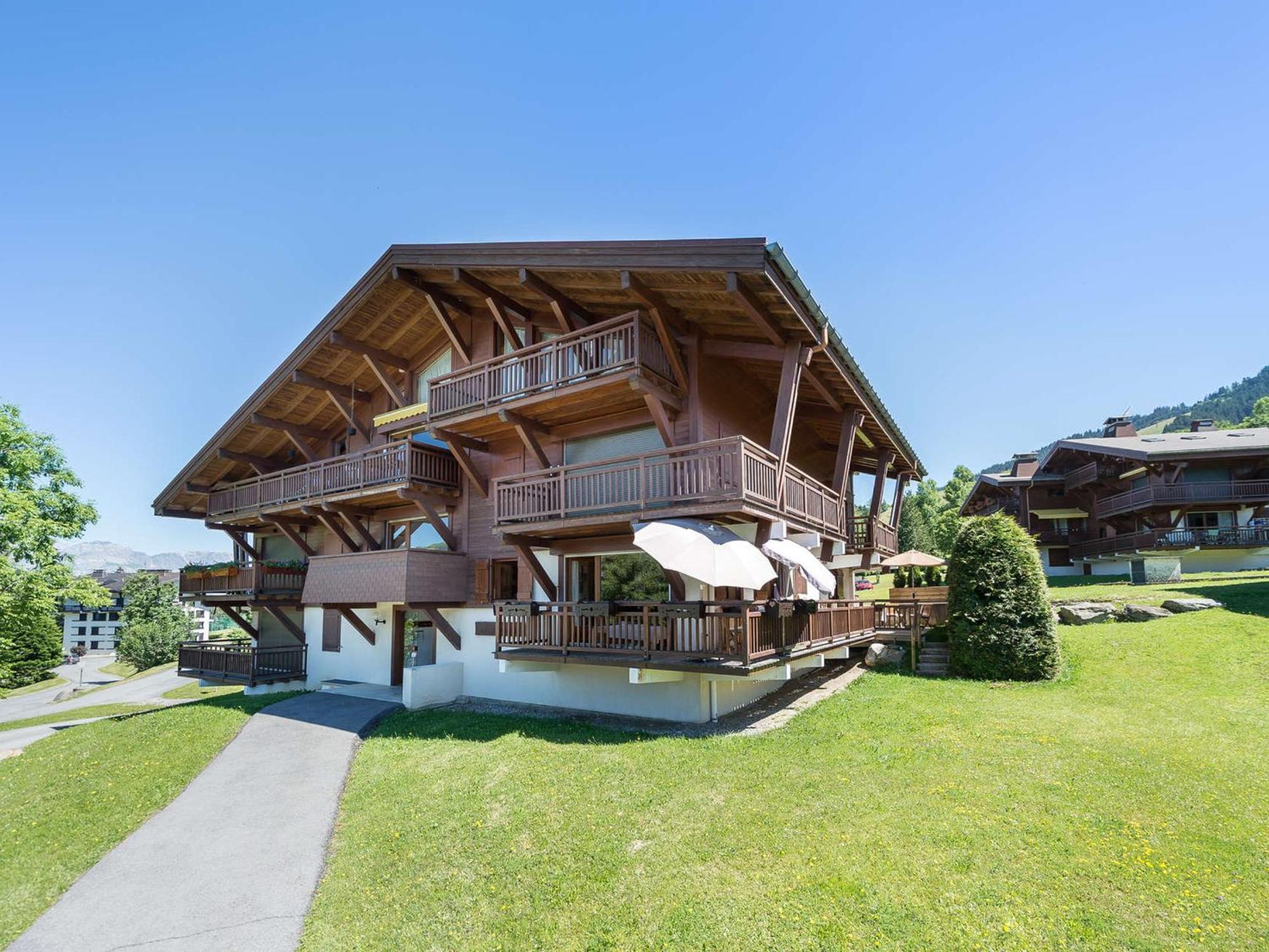 Studio 4 Pers - Balcon - Proximite Pistes Et Golf - Tv - Garage - Animaux Ok - Tennis En Ete - Fr-1-453-82 Megeve Ngoại thất bức ảnh