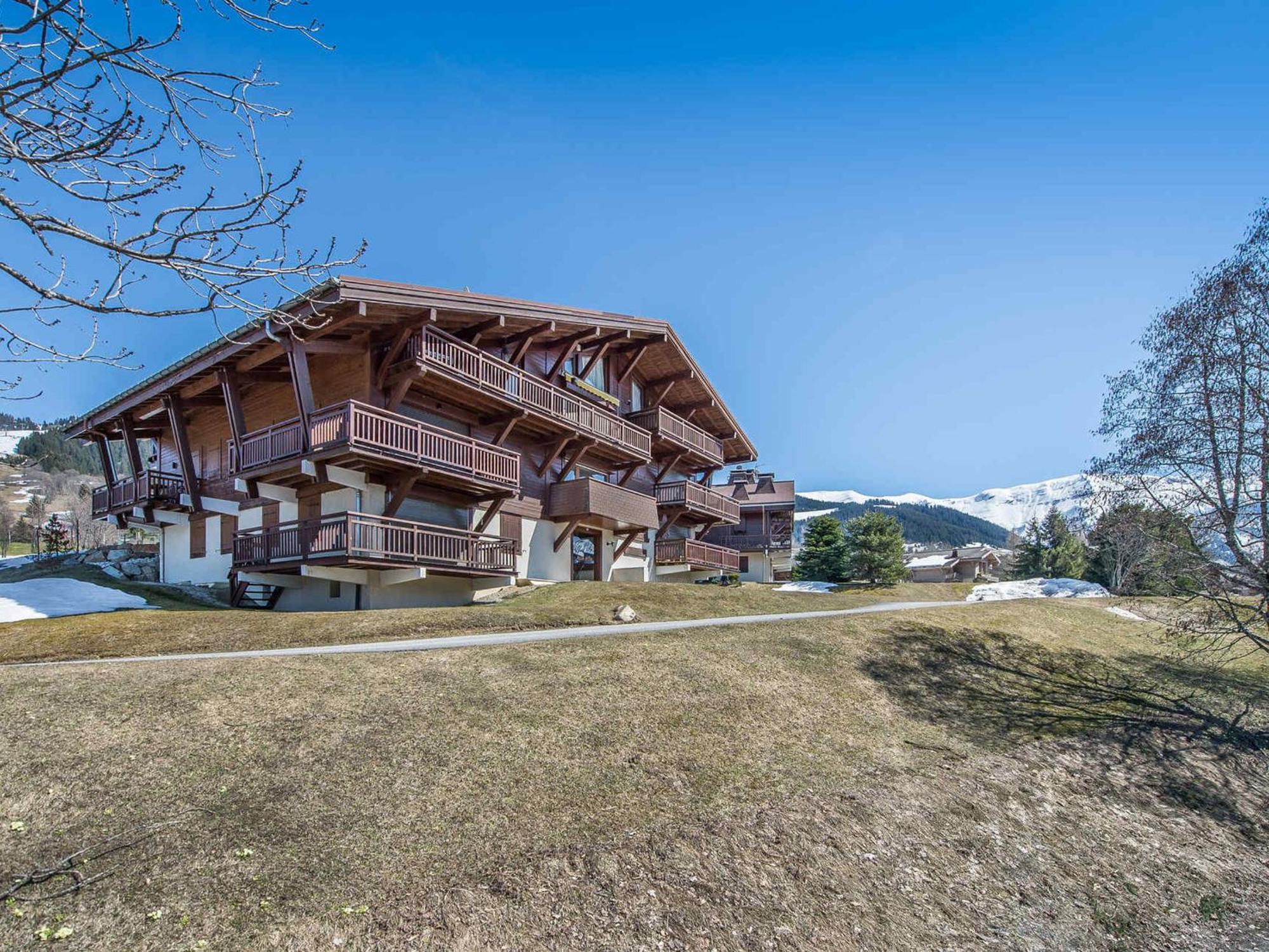 Studio 4 Pers - Balcon - Proximite Pistes Et Golf - Tv - Garage - Animaux Ok - Tennis En Ete - Fr-1-453-82 Megeve Ngoại thất bức ảnh
