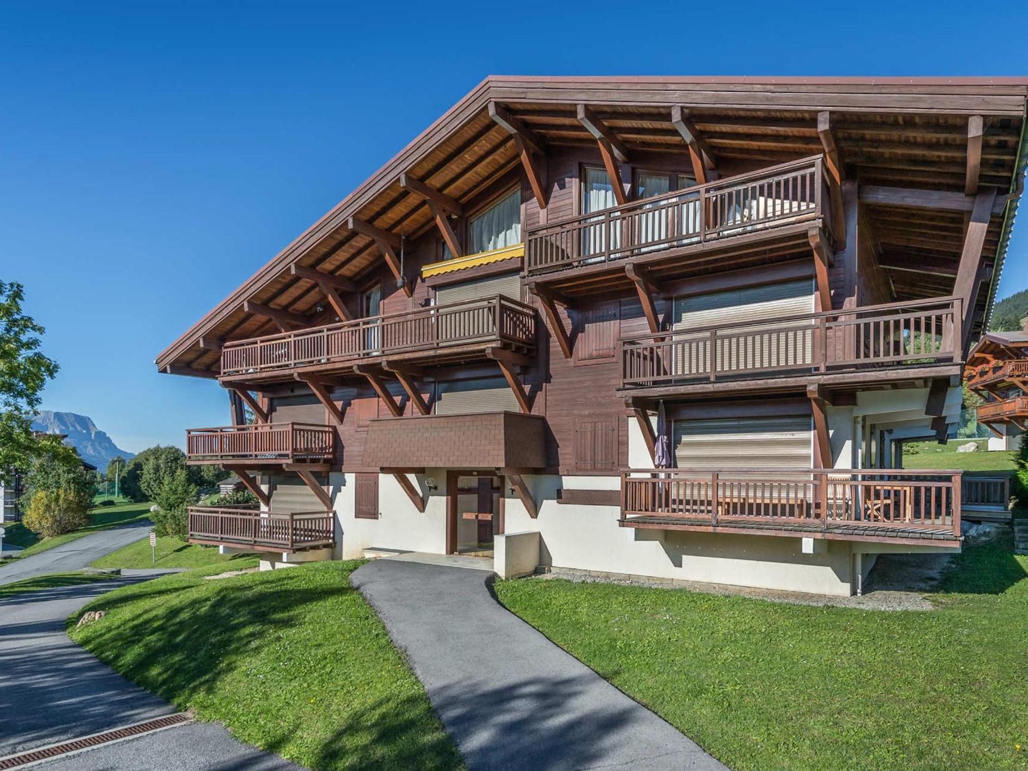Studio 4 Pers - Balcon - Proximite Pistes Et Golf - Tv - Garage - Animaux Ok - Tennis En Ete - Fr-1-453-82 Megeve Ngoại thất bức ảnh
